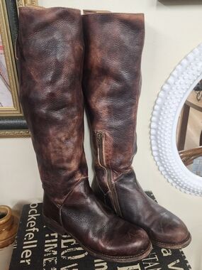Bed Stu Leather Riding Boots